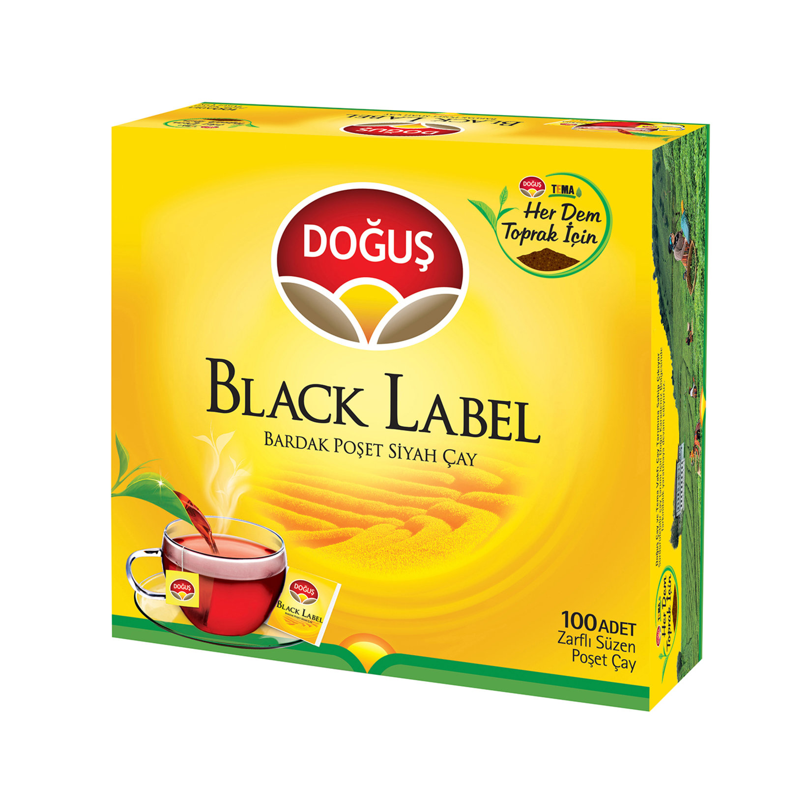 Doğuş Black Label Bardak Poşet Çay 100'Lü