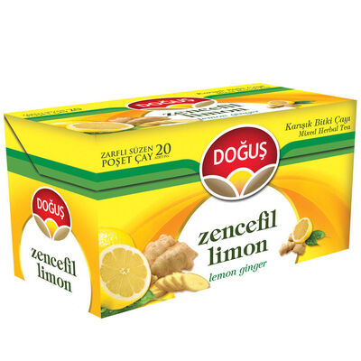 Doğuş Bitki Çayı Limon Zencefil 20'Li