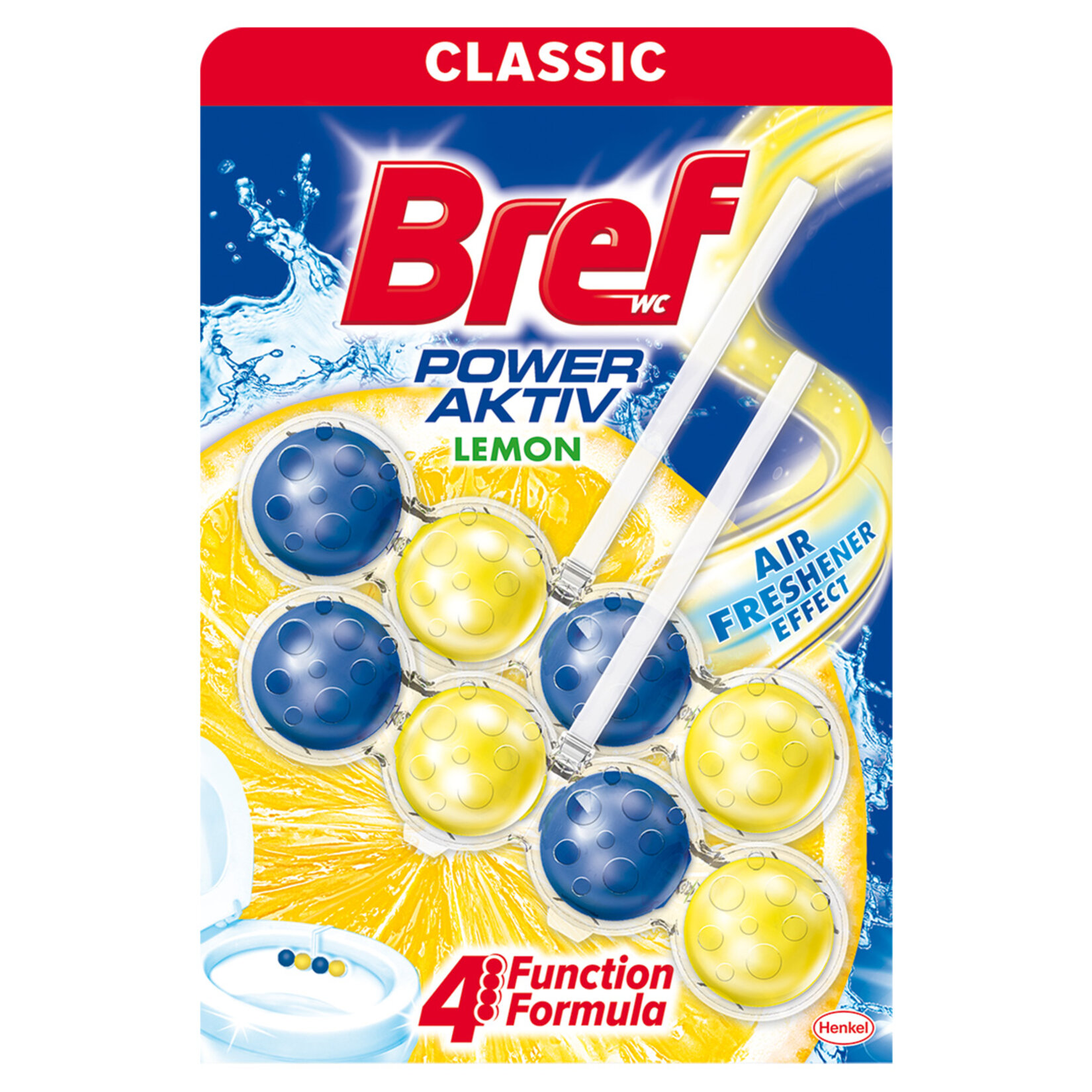 Bref WC Power Aktiv Duopack Tuvalet Bloğu Limon