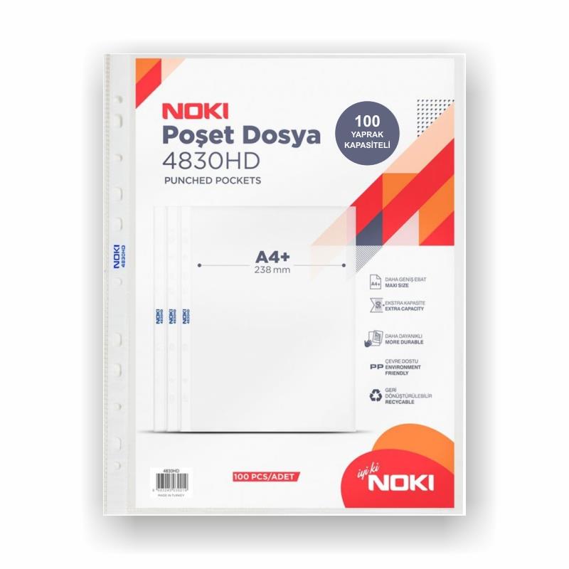 Noki Hd A4 Poşet Dosya 100'Lü