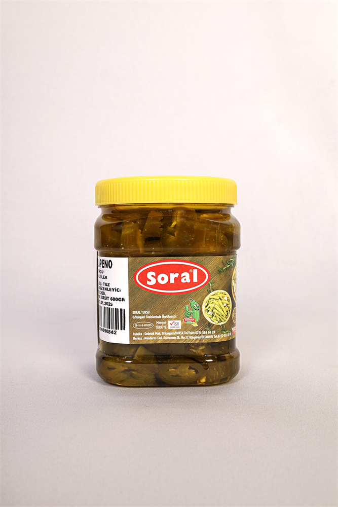 SORAL JALAPENO TURŞU 600 GR