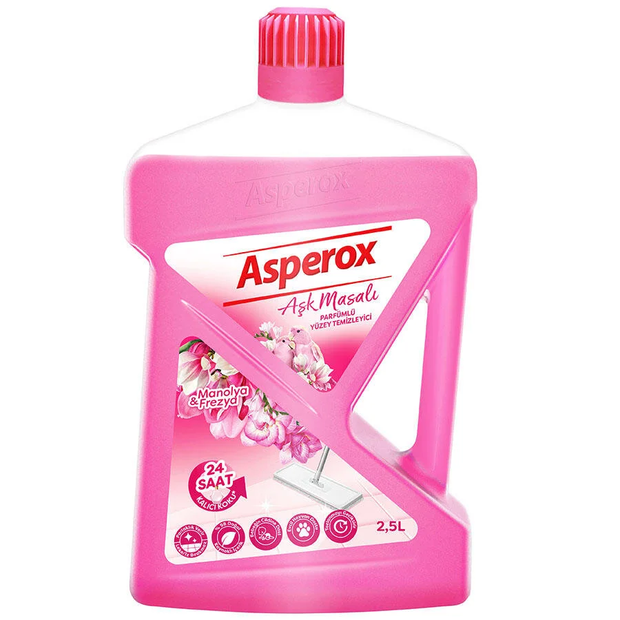 Asperox Parfümlü Yüzey Temizleyici Aşk Masalı Manolya&Frezya 2,5 LT