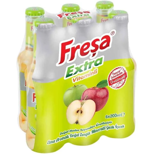 Freşa Extra maden Suyu 200 Ml 6'lı Elma