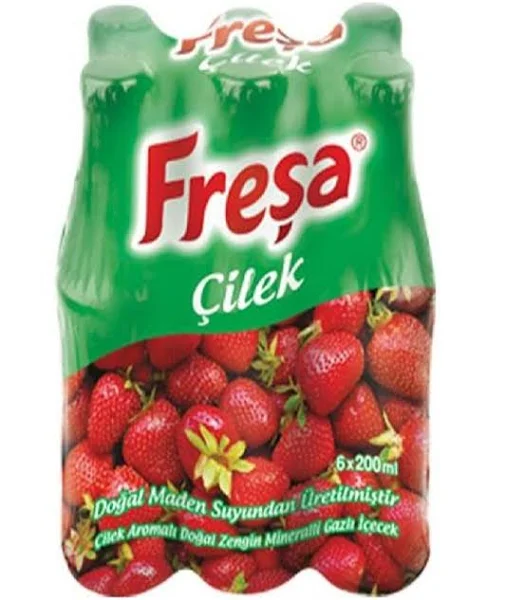 Freşa Çilek Maden Suyu 200 Ml 6'lı