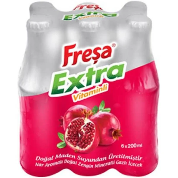 Freşa Extra Maden Suyu 200 Ml 6'lı Nar