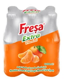 Freşa Extra Maden Suyu 200 Ml 6'lı Mandalina