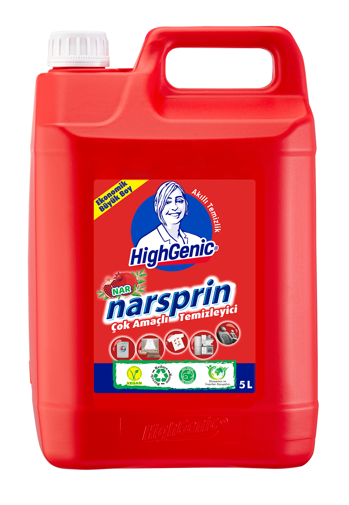 Highgenic Narsprin Nar Çok Amaçlı Temizleyici 5 Lt