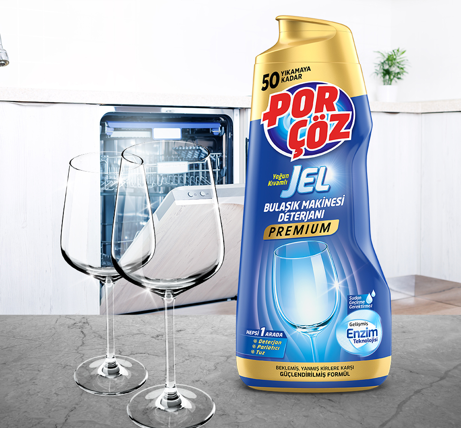 Porçöz Bulaşık Makinası Deterjanı Premium Jel 900 Ml