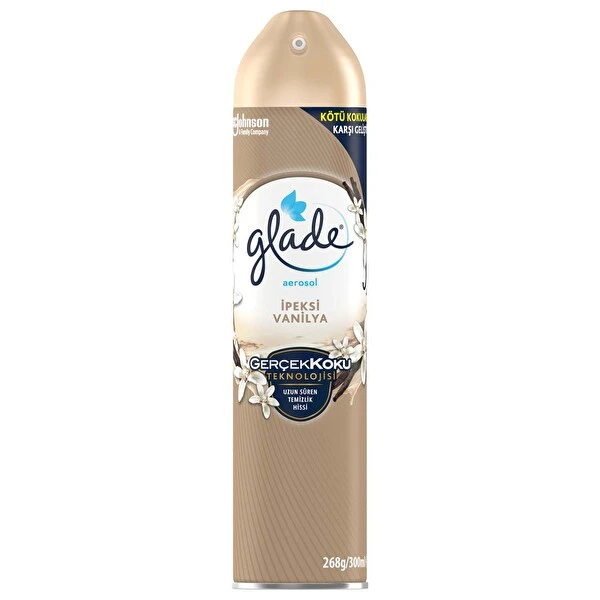 Glade Hava Tazeleyici Aerosol Oda Kokusu İpeksi Vanilya 300ml