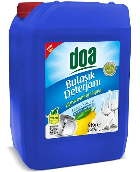 Doa Sıvı Bulaşık Deterjanı Limon 4 Kg